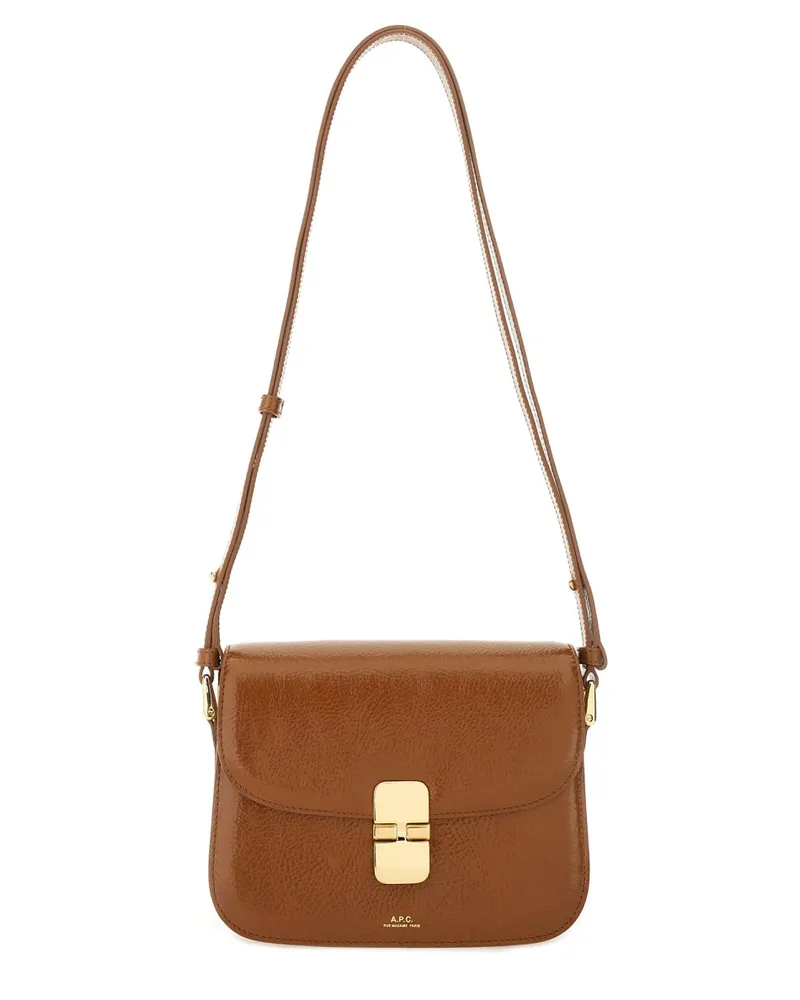 A.P.C. Kleine "Grace" -Tasche Brown