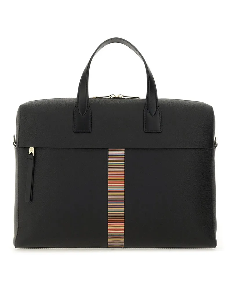 Paul Smith Signature Stripe" -Tasche Black