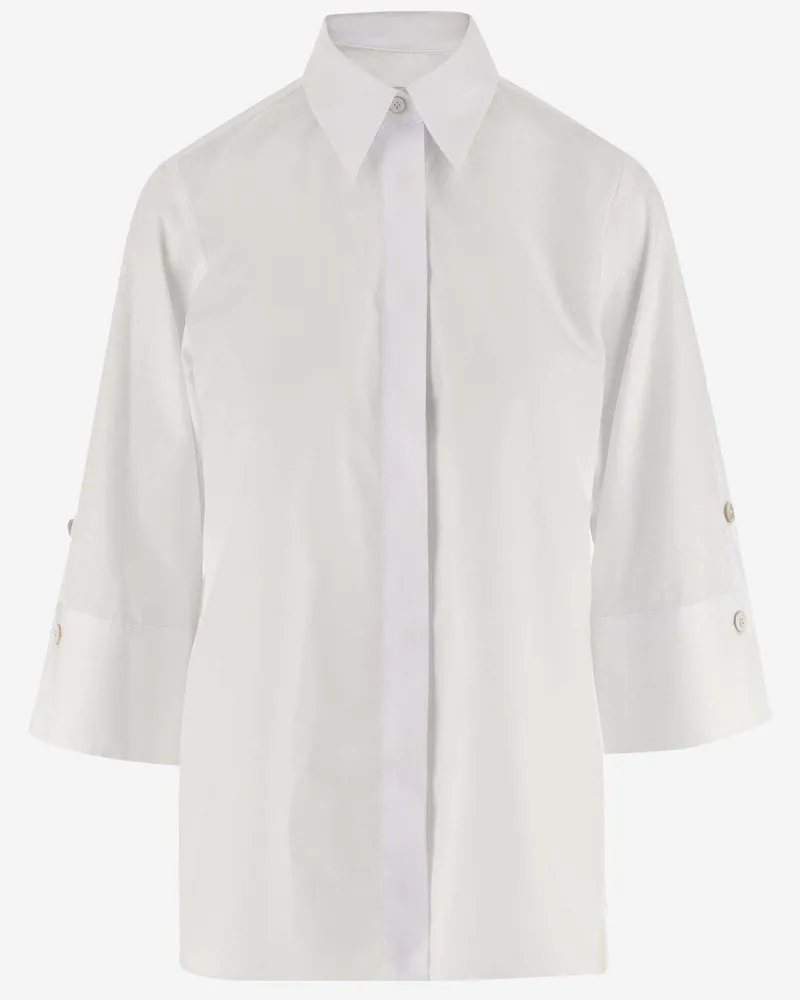 Alberto Biani Baumwollhemd White