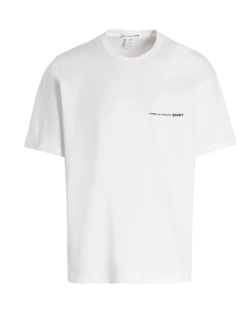 Comme des Garçons Logo T -Shirt White