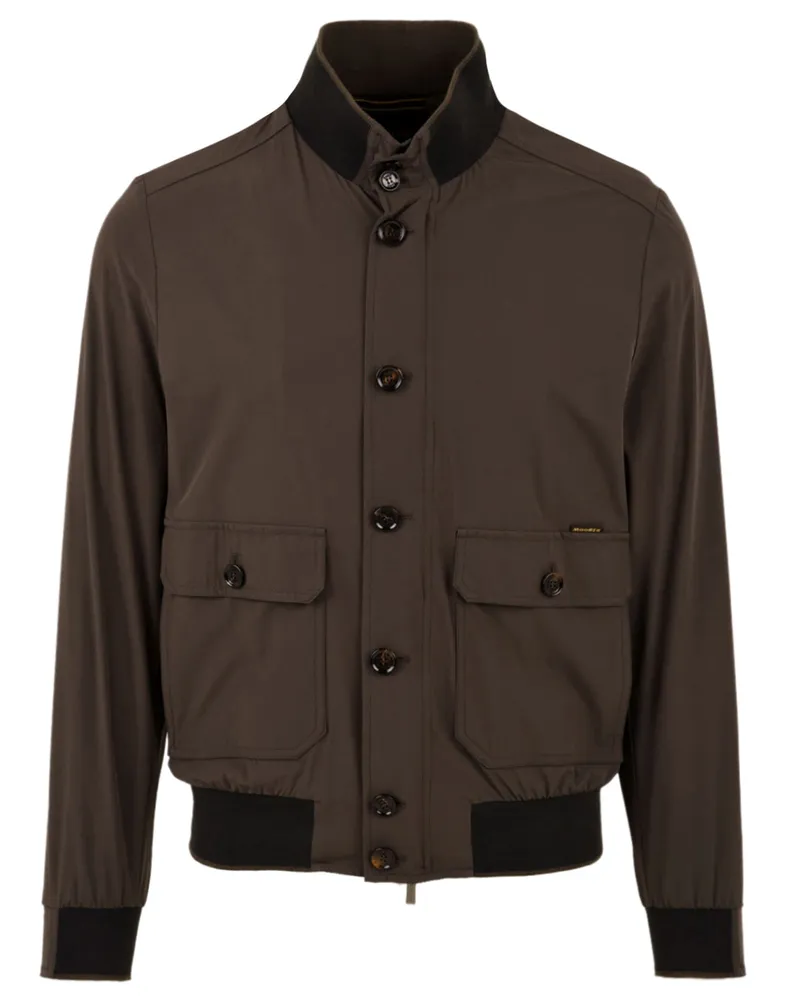 MOORER Mäntel grau Grey