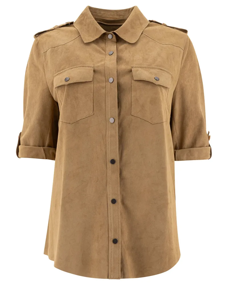 Salvatore Santoro Shirts Beige