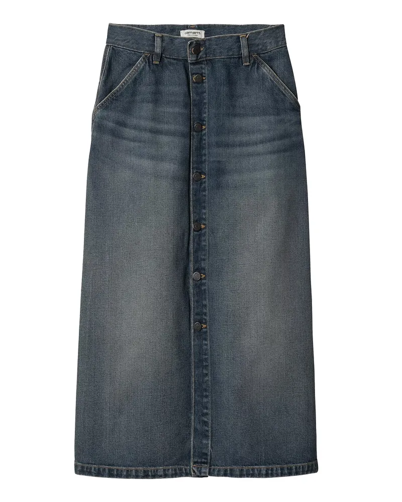 Carhartt WIP GEGEGEGEBEN MARVIN BLUE GEBRAUCHE WASHE Blue