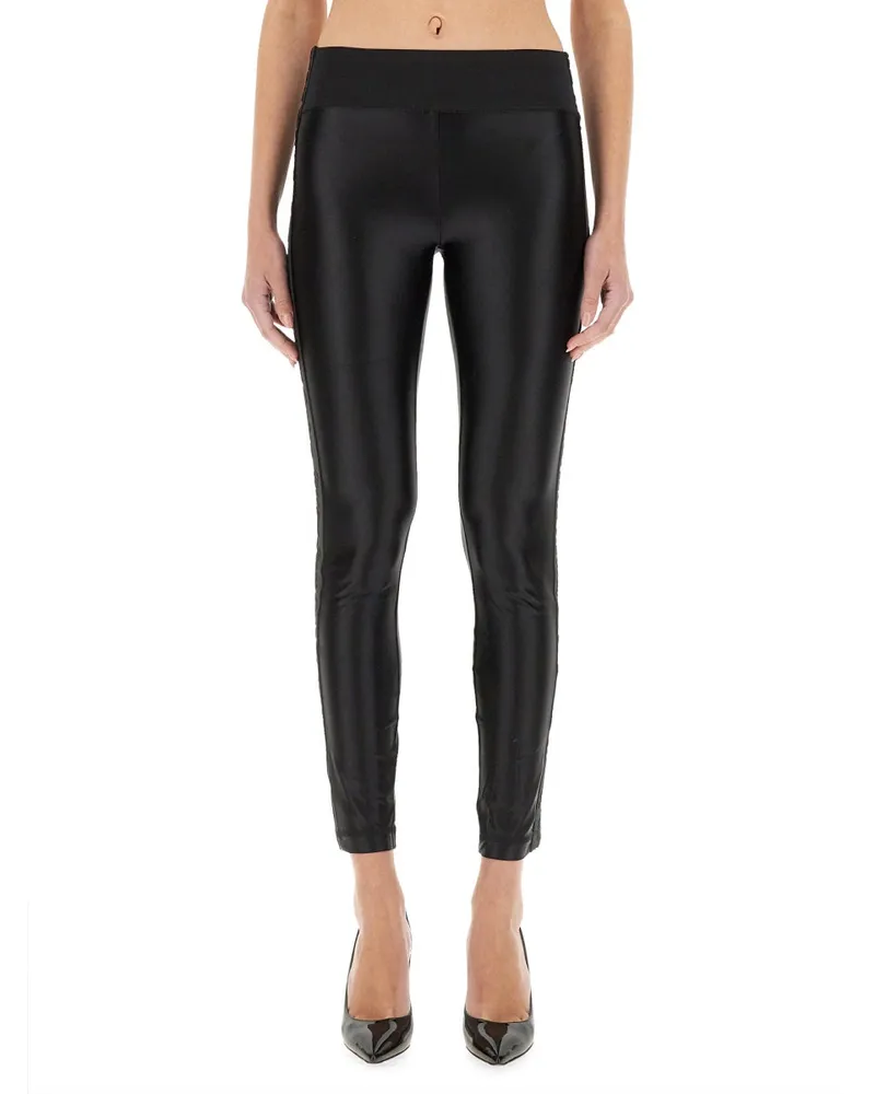 Versace Jeans Band" Leggings Black