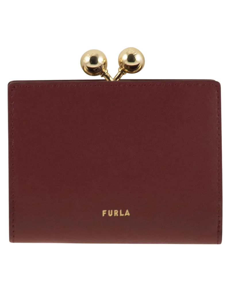 Furla Punkte kompakte Brieftasche S Red