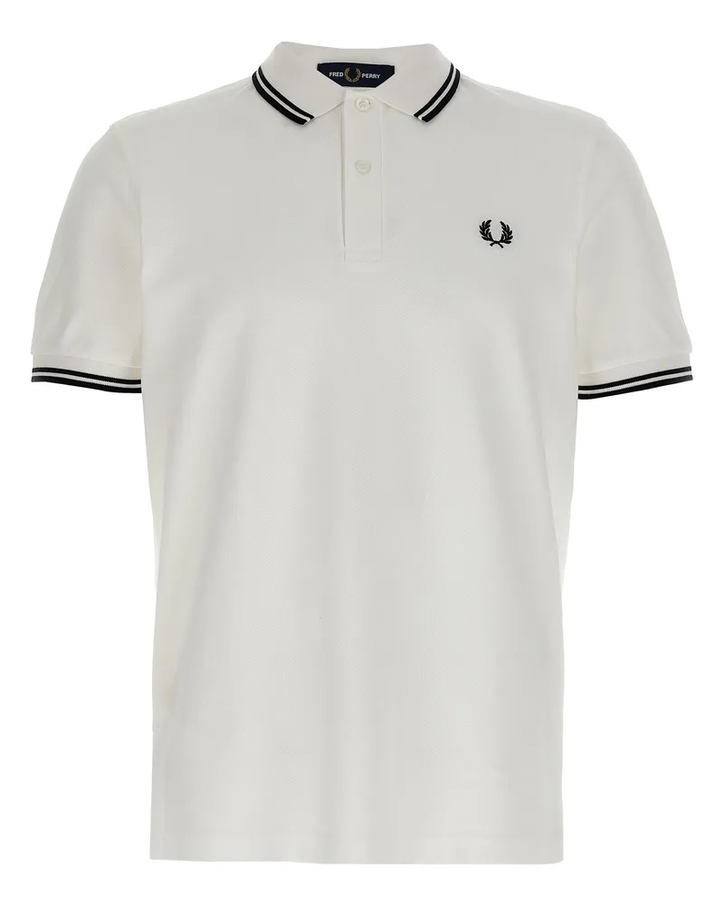 Comme des Garçons Polo Comme des Garçons Hemd x Fred Perry White