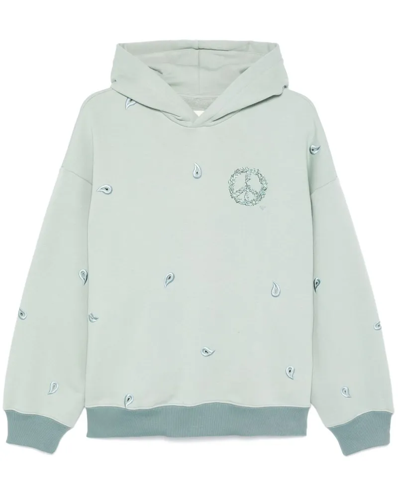 Emporio Armani Logo Bio -Baumwoll -Hoodie Clear