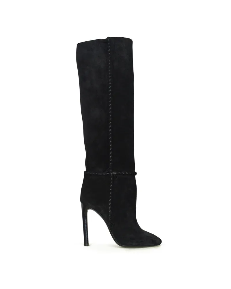 Saint Laurent Mica -Stiefel Black