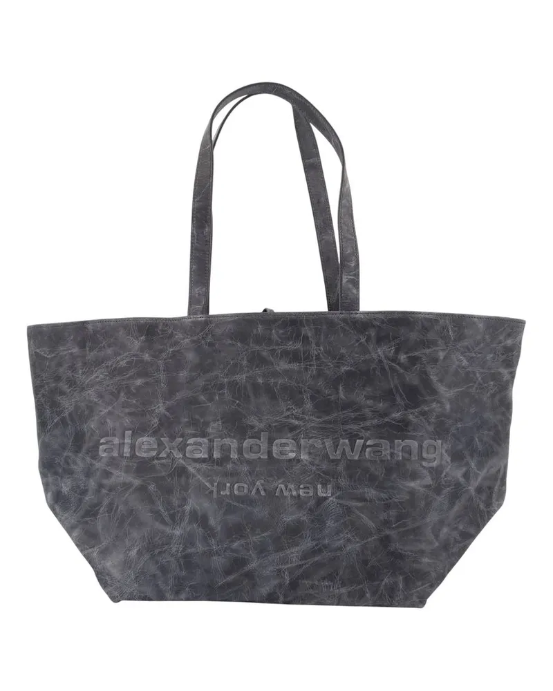 Alexander Wang Punch Shopper -Tasche  Ledergrau Grau