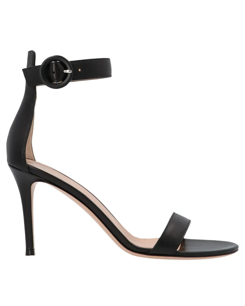 Gianvito Rossi Portofino' Sandalen Black
