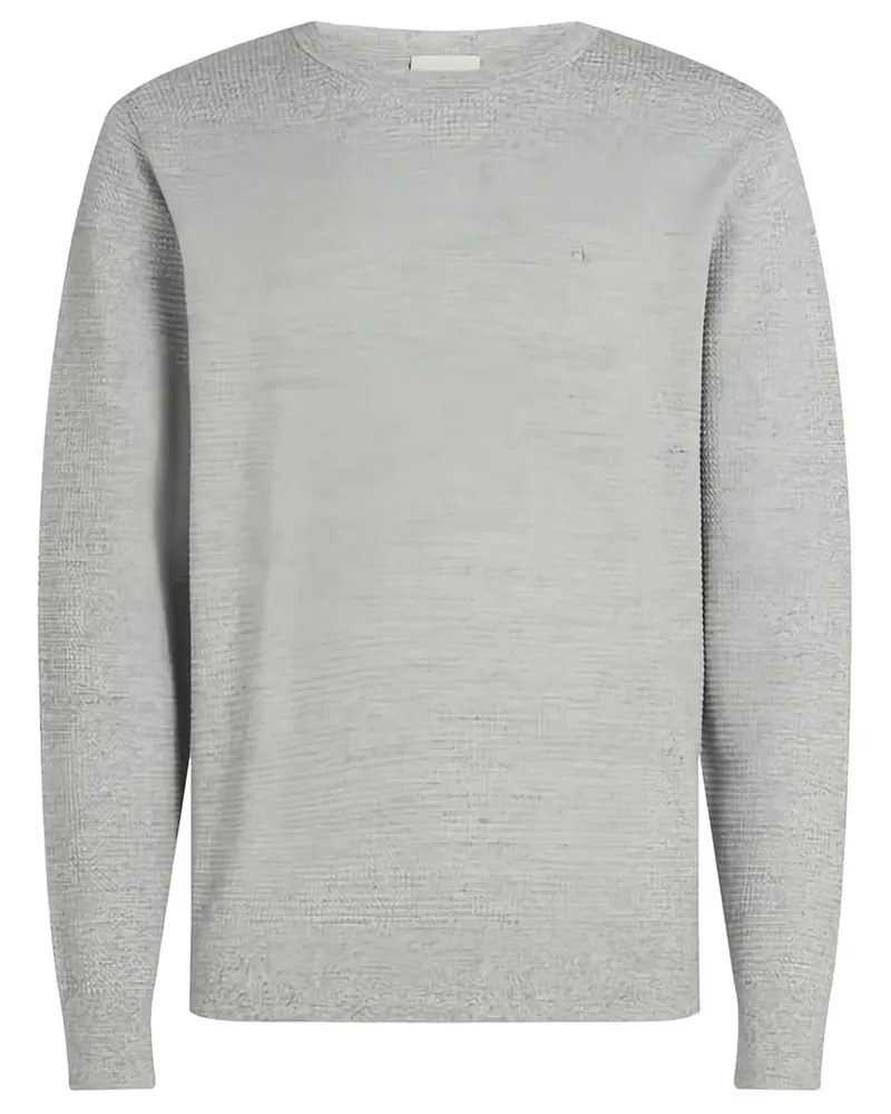 Calvin Klein Pullover mit Wabenverarbeitung Grey