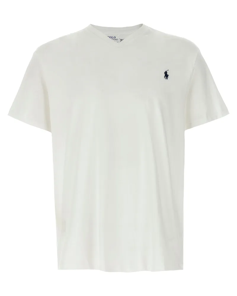 Ralph Lauren Logo Stickhemd White