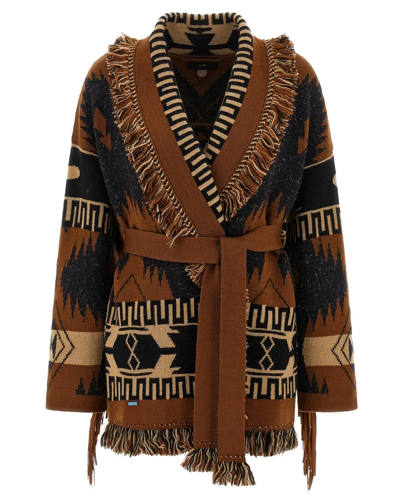 Alanui Dreamscape' Cardigan Brown