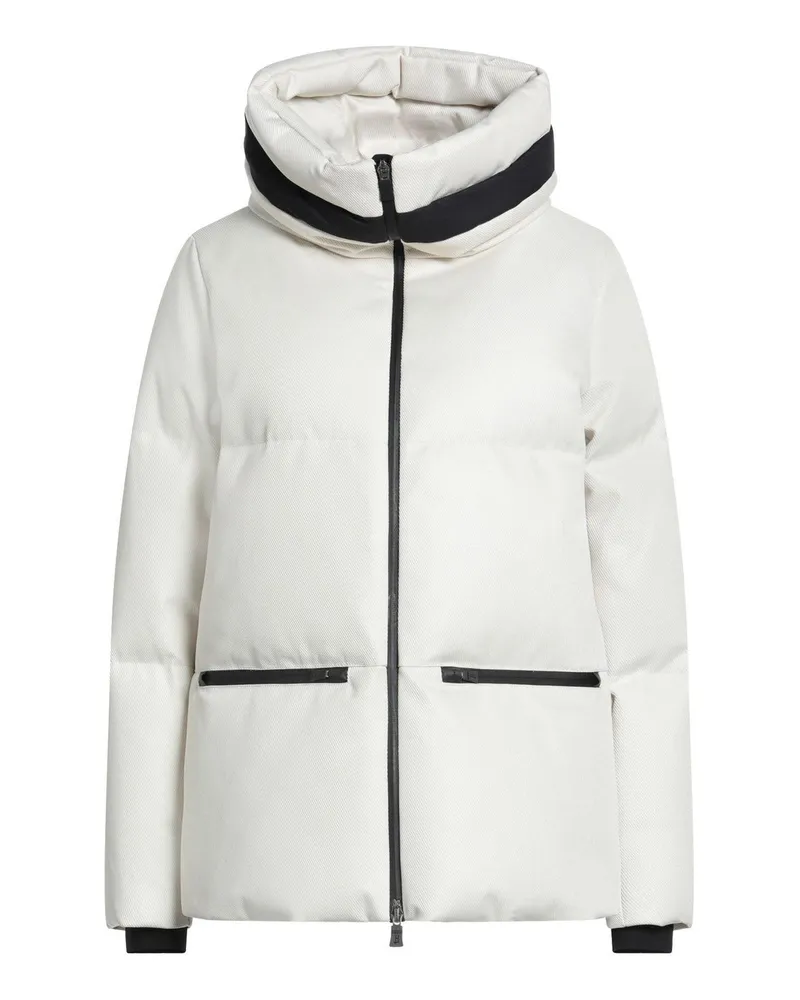 Herno Herno Laminar Cape In Pro Hybrid-Jacke White