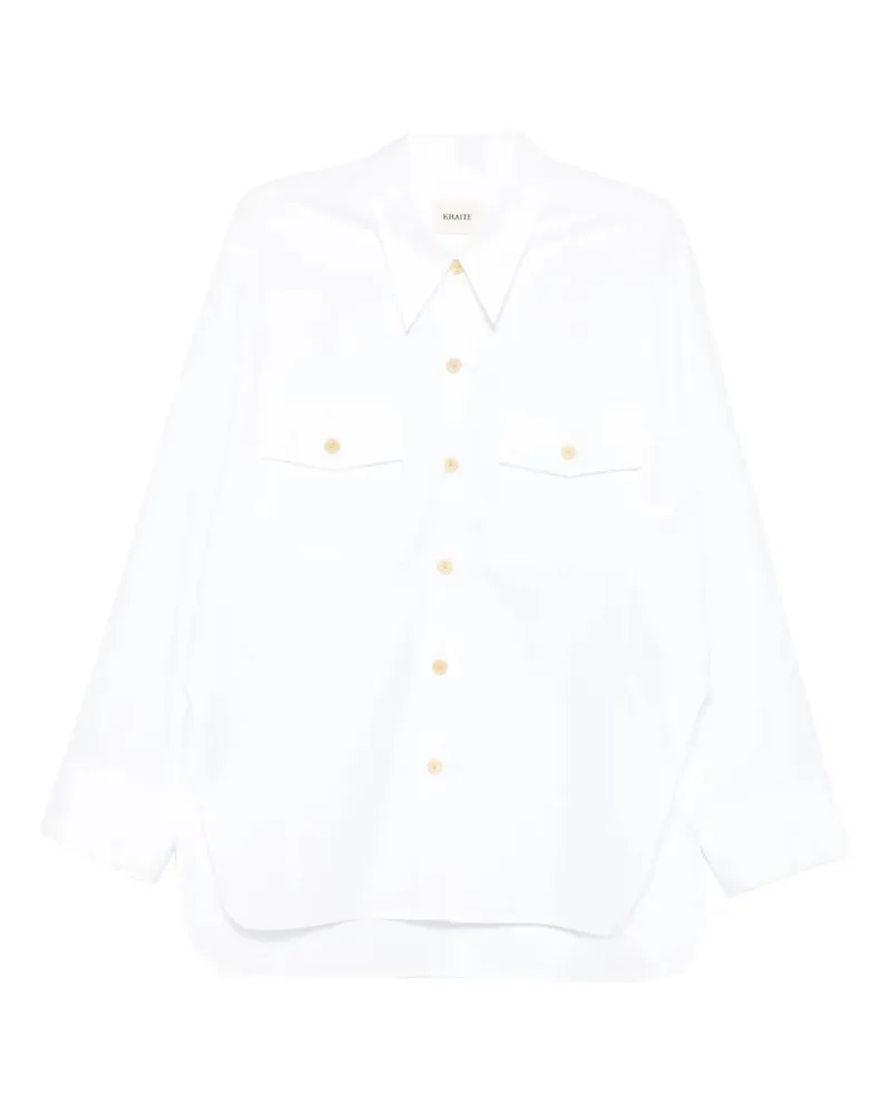 KHAITE Taschenhemd 100
