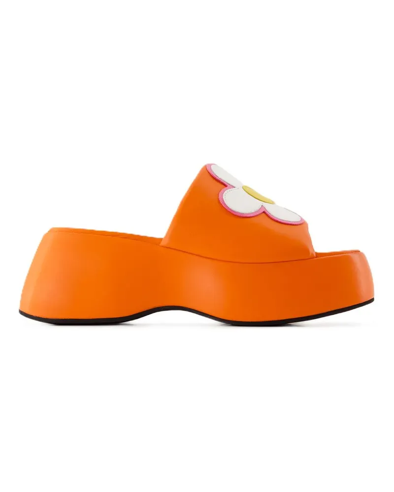Carel Blumensandalen  Leder Orange Orange