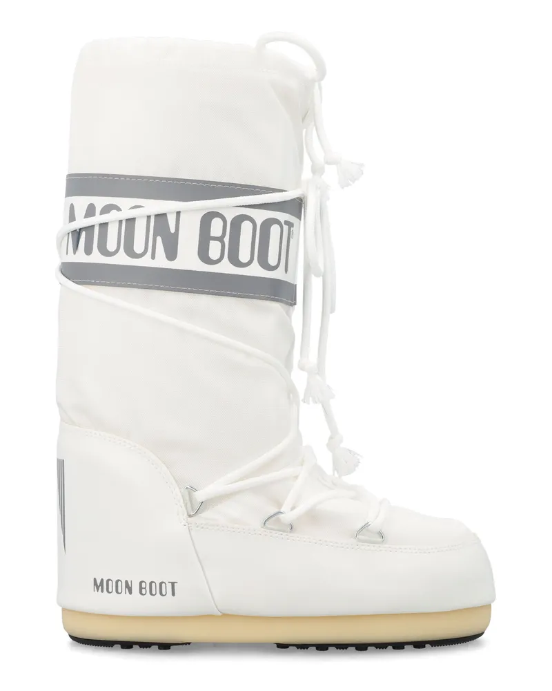 Moon Boot Mondstuhl flache Schuhe weiß White