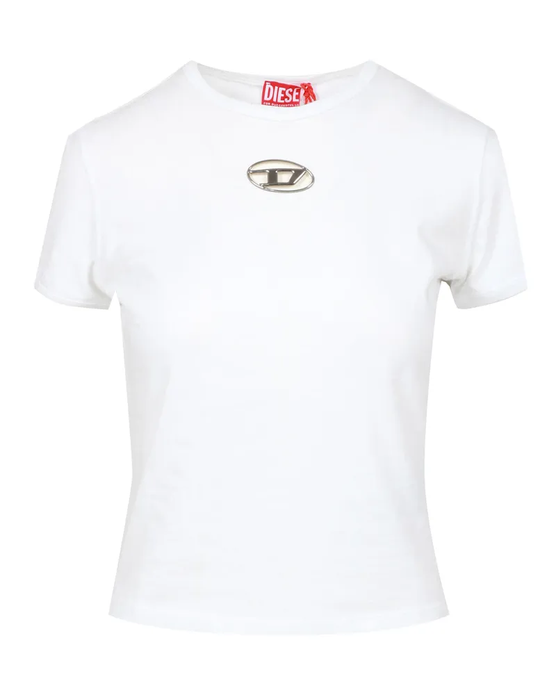 Diesel T -Shirts und Polos weiß White