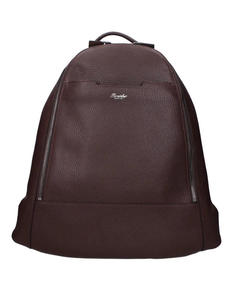 Pineider Herrens Taschen und Beutel aus braunem/rumänischem Leder -