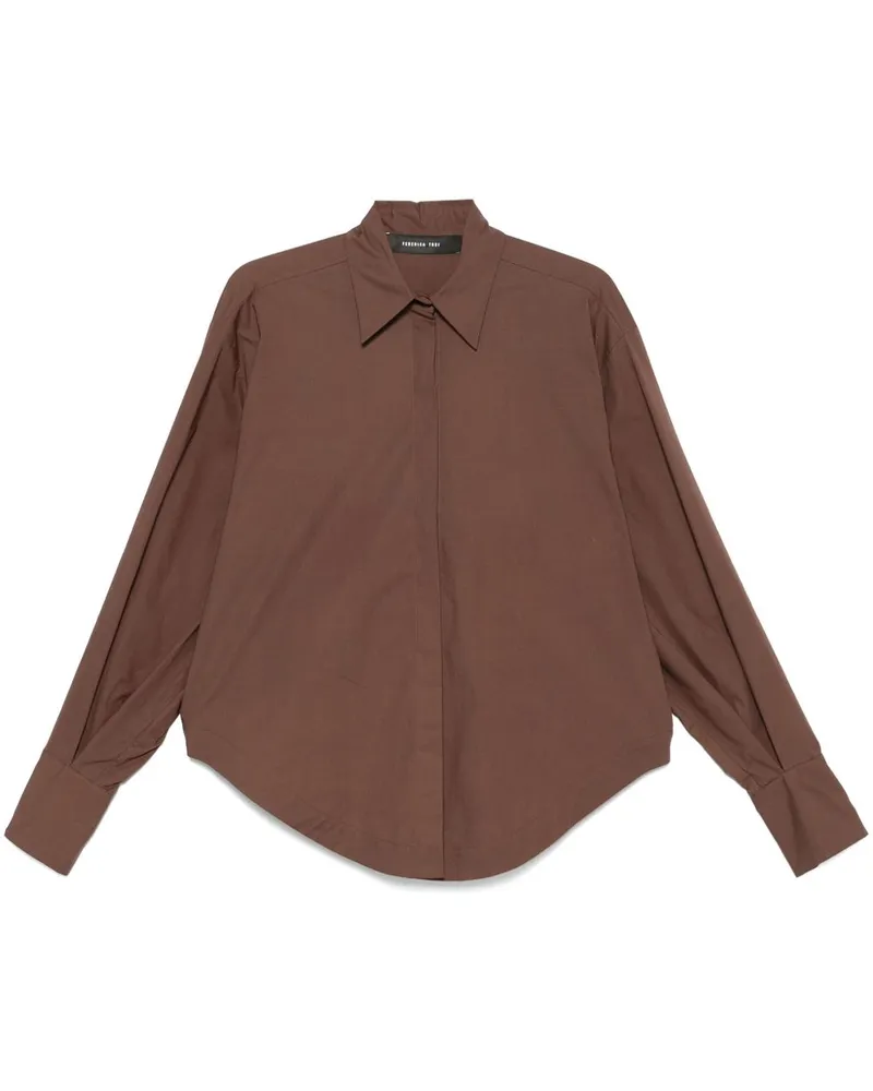Federica Tosi Poplin Shirt Moka