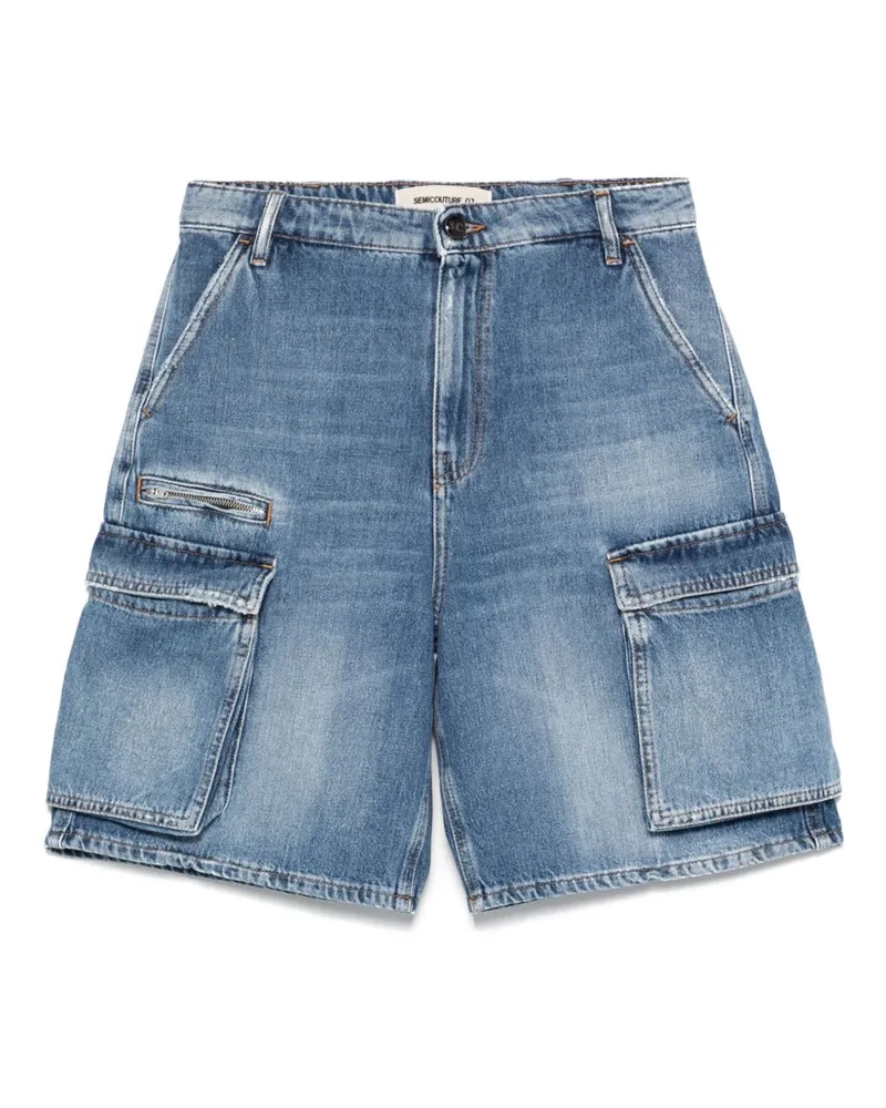 Semicouture Semikouture Gema -Denim -Shorts Clear