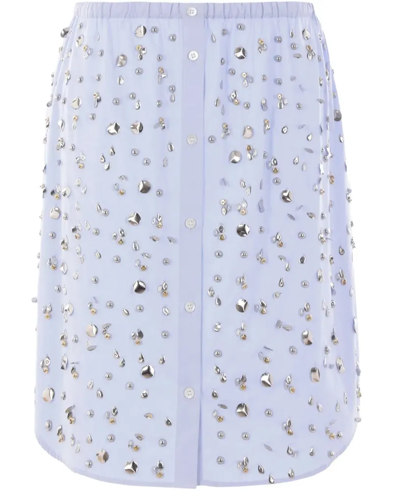 Dries van Noten DRIES VAN NETEN 01500 SHIRTY EMB 1466 W.W.SKIRT Light