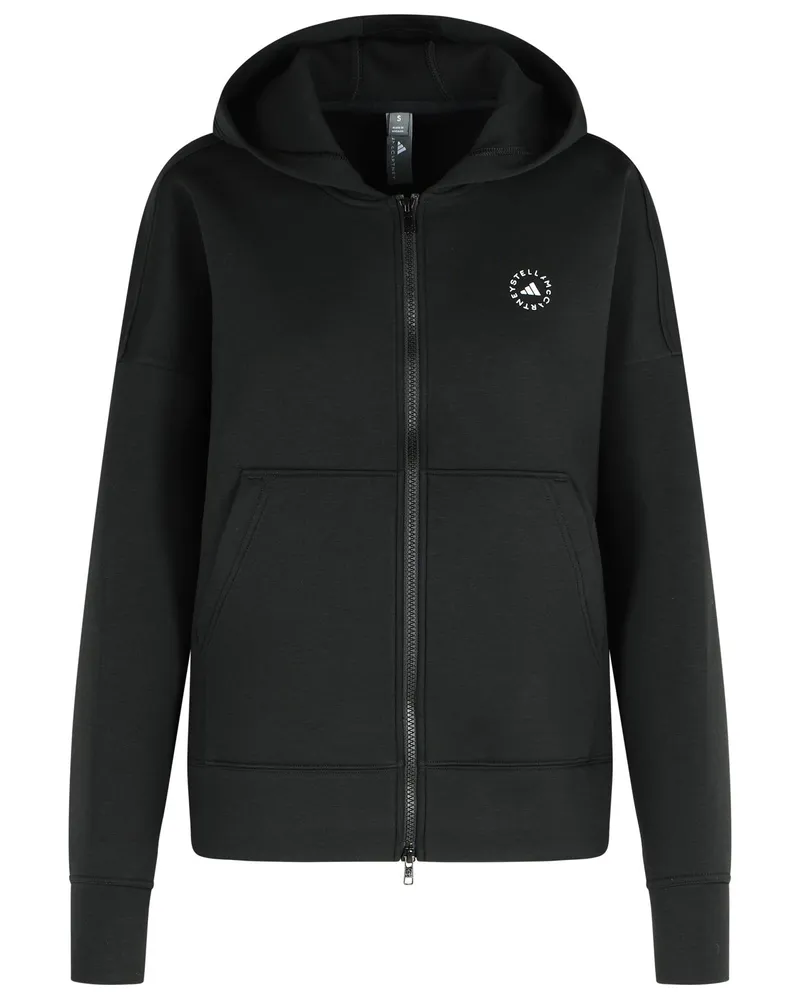 adidas Adidas von Stella McCartney 'Scuba' Black Polyester Blend Sweatshirt Black