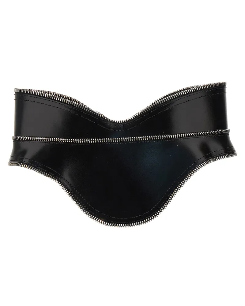 Alexander McQueen Korsettsgürtel Black