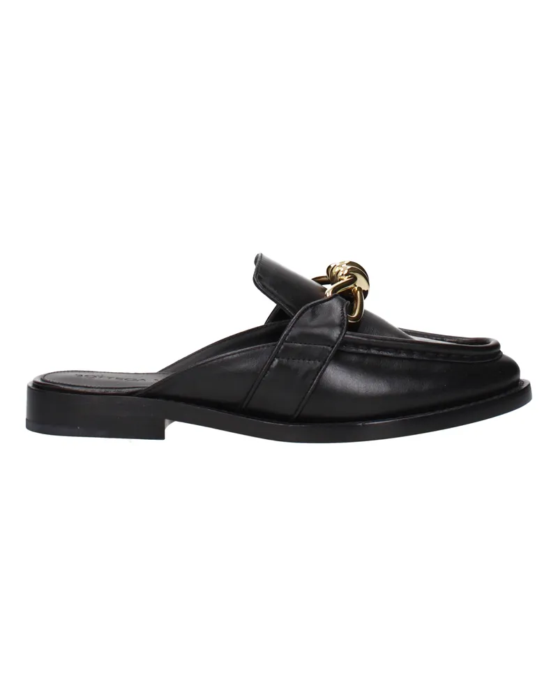 Bottega Veneta Damens Sandalen und Clogs aus schwarzem Leder -