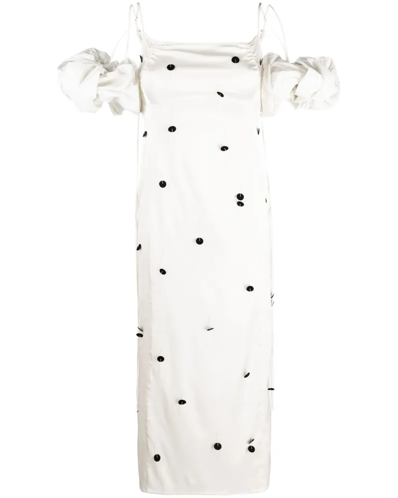 Jacquemus la Robe Chouchou langes Kleid White