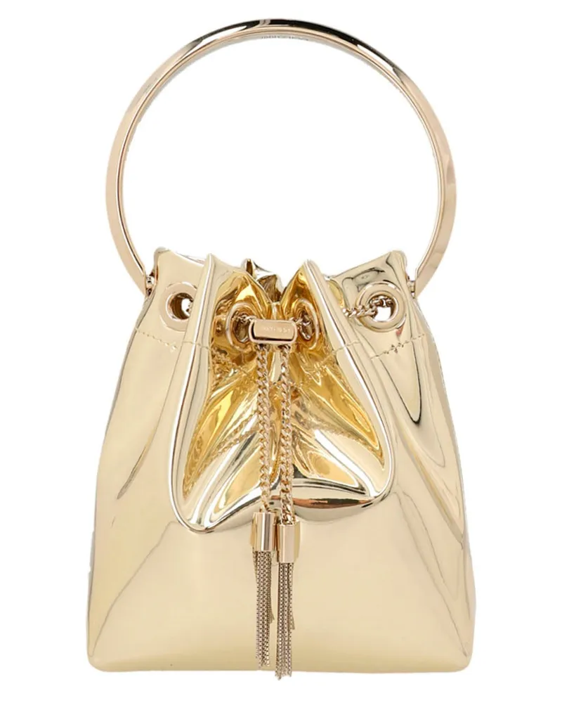Jimmy Choo Bon Bon' Eimer -Tasche Gold