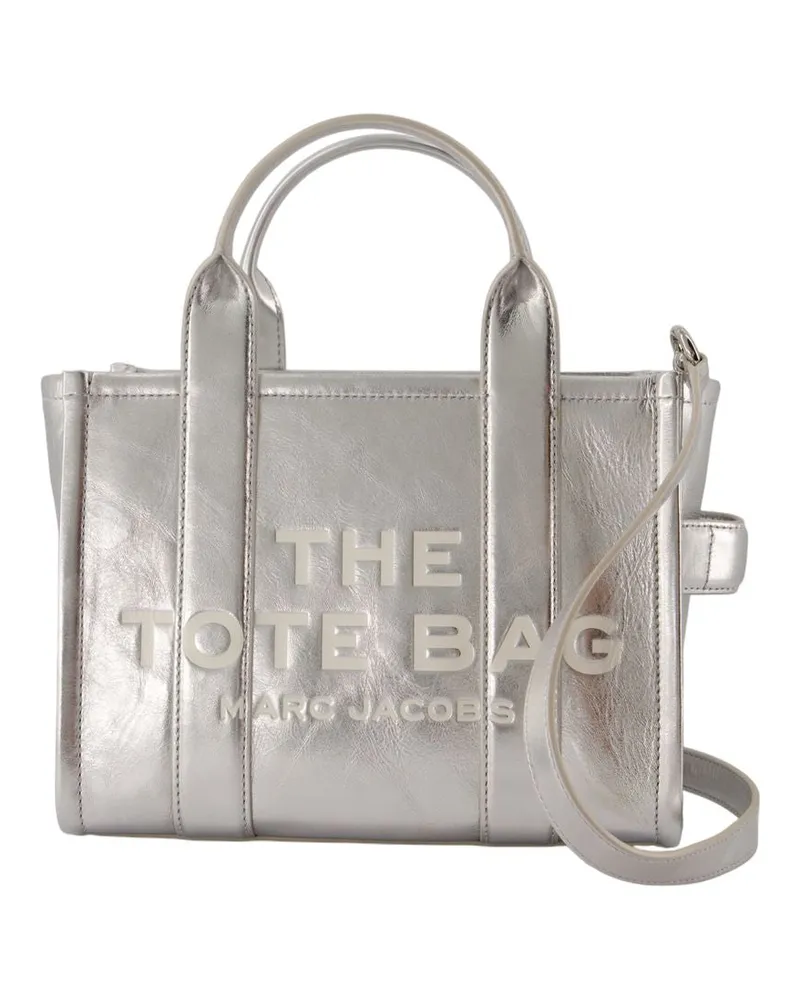 Marc Jacobs Die kleine Tasche  Leder Silber Silber