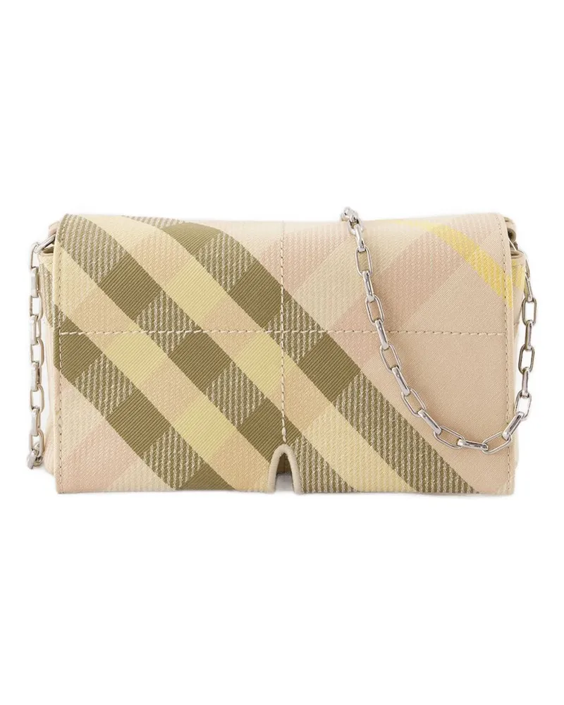 Burberry Snip Mini -Brieftasche auf der Kette  Synthetic Pink Rosa