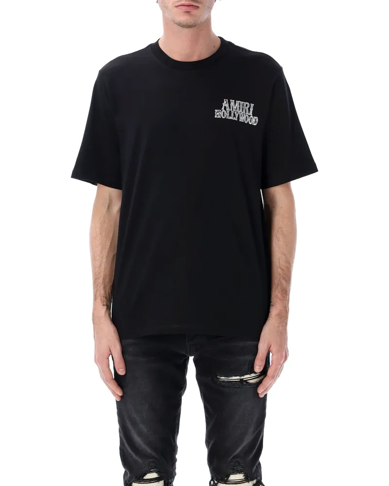 Amiri T-Shirts und Polos Schwarz Black