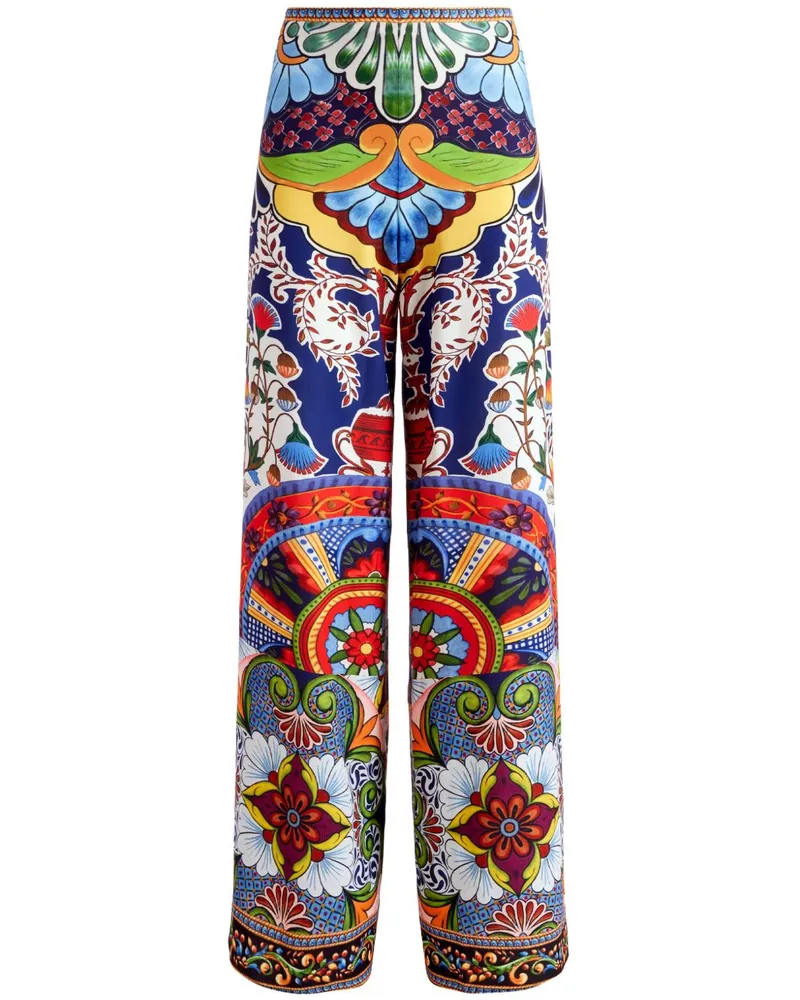 Alice + Olivia Athena gedruckte Hose Multicolour