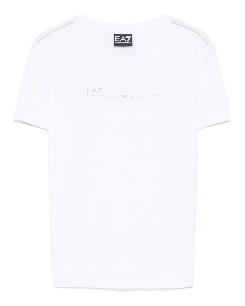 EA7 Logo T -Shirt White