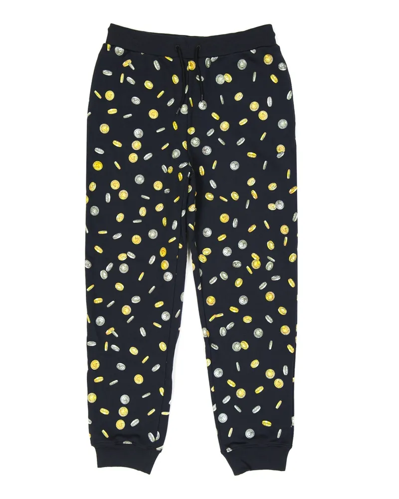 Moschino Couture Cotton Printed Jogbants Black
