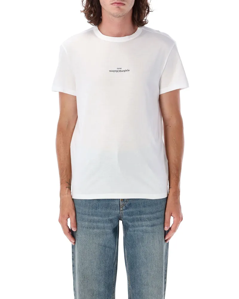 Maison Margiela T -Shirts und Polos Weiß White