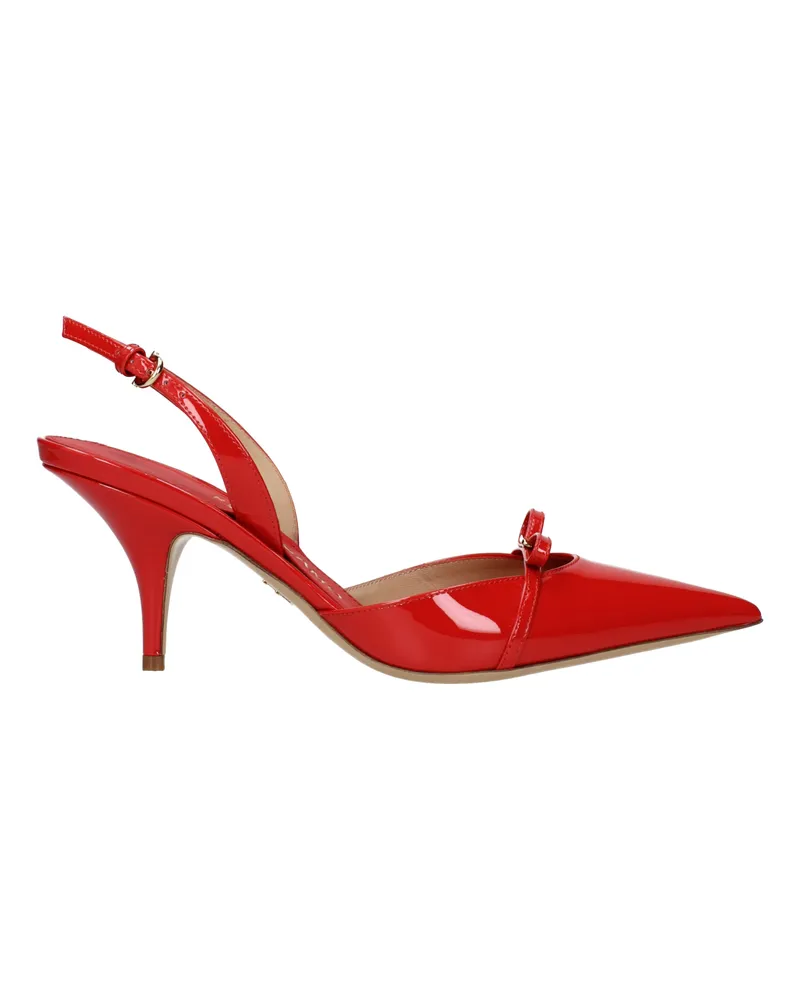 Ferragamo Gylla Damens Sandalen Lackrot/Feuer -