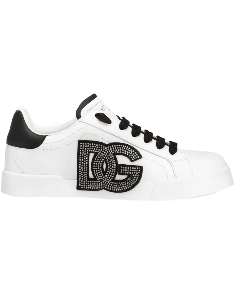 Dolce & Gabbana Portofino Leder -Sneaker White