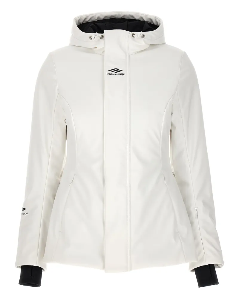 Balenciaga Ski -Sandglas 3 B Sport Icon' Parka White