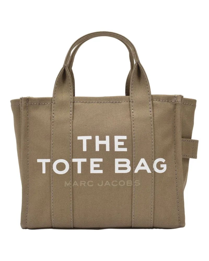 Marc Jacobs Die kleine Einkaufstasche  Slate Green Baumwolle Grün