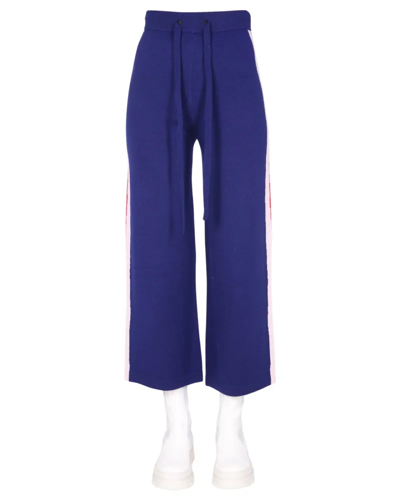 Être Cécile wellige Hosen Blue