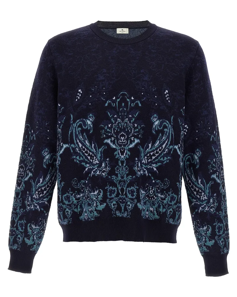 Etro Paisley Wollpullover Multicolor