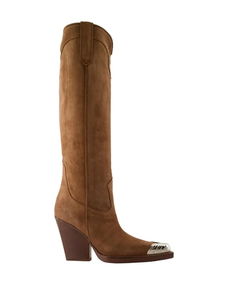 Paris Texas El Dorado Boots  Lederbraun Brown