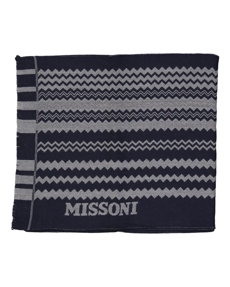 Missoni Missoni Wollschal Blue