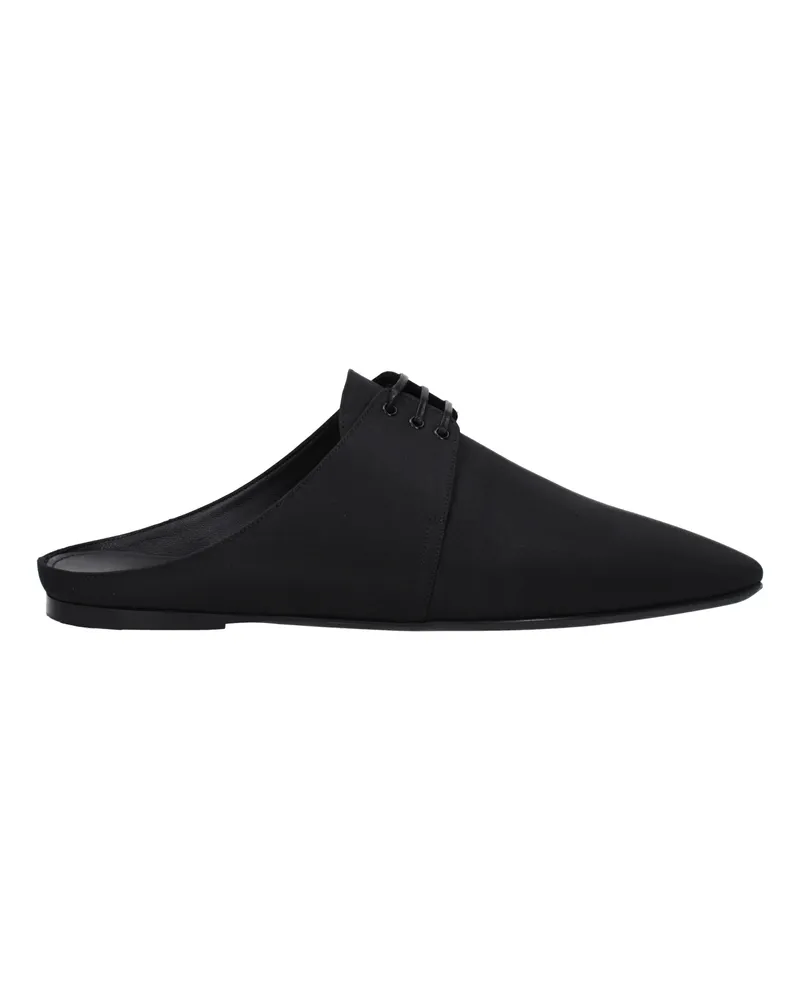 Saint Laurent Hausschuhe und Hufe Terence Man Fabric Schwarz schwarz -