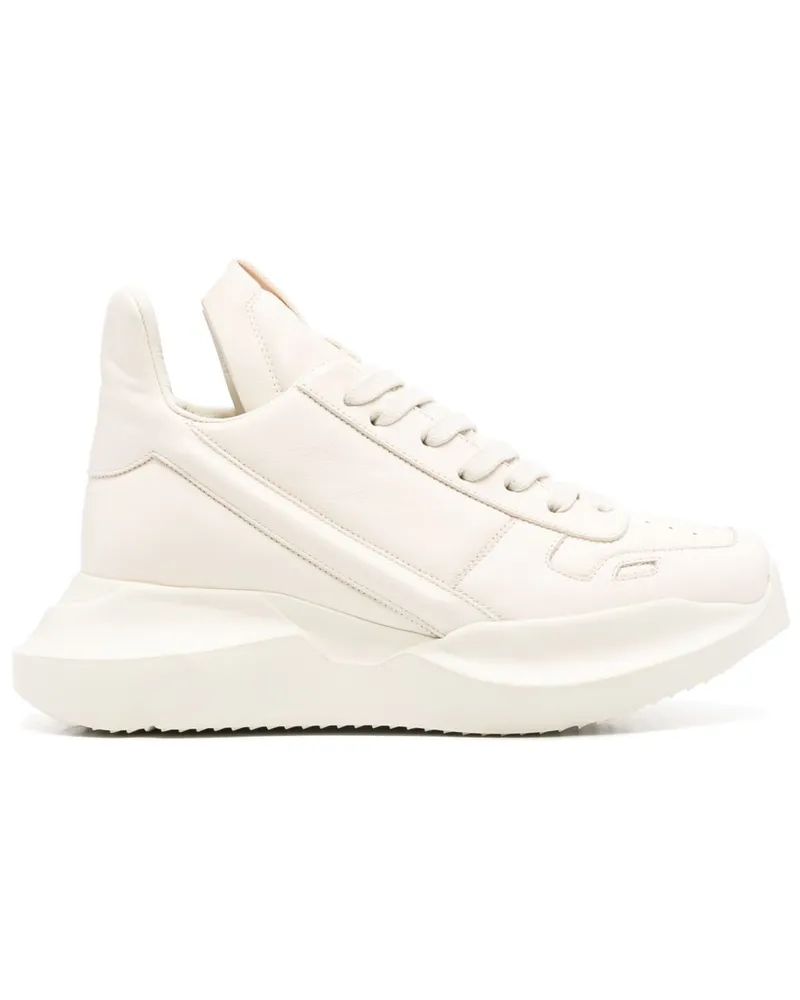 Rick Owens Geth Runner Leder -Sneaker White