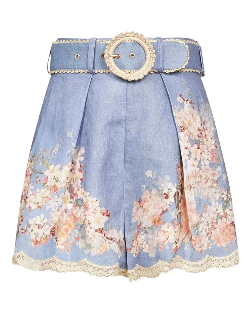 Zimmermann Cascadian Leinenshorts Clear