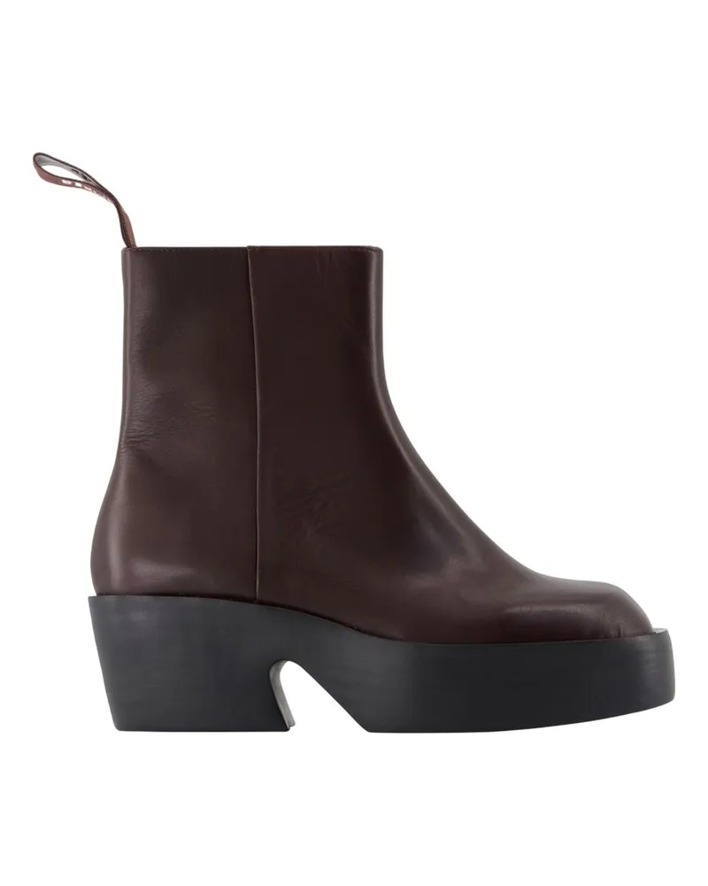 Camper Billie Stiefeletten  Leder Burgund Burgundy